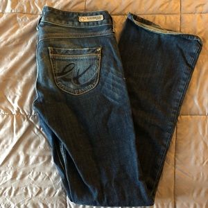 Express low rise jeans boot cut